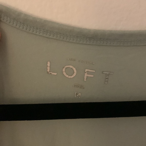 Loft t-shirt in seafoam green color - Picture 2 of 4